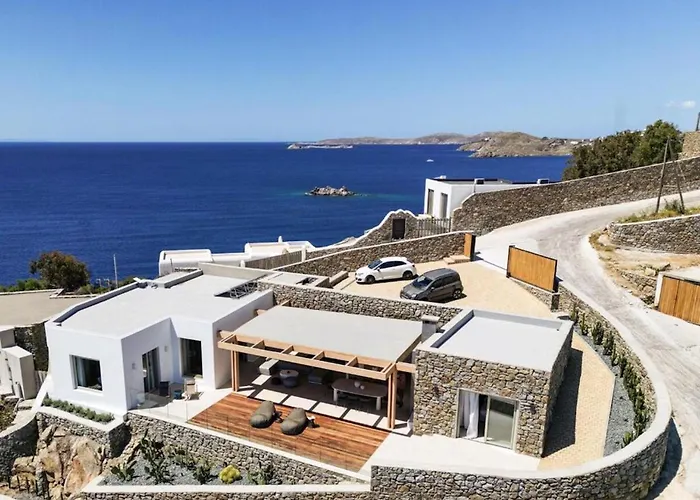 Lilium Iii - Panoramic View Over Psarou Bay! Vila