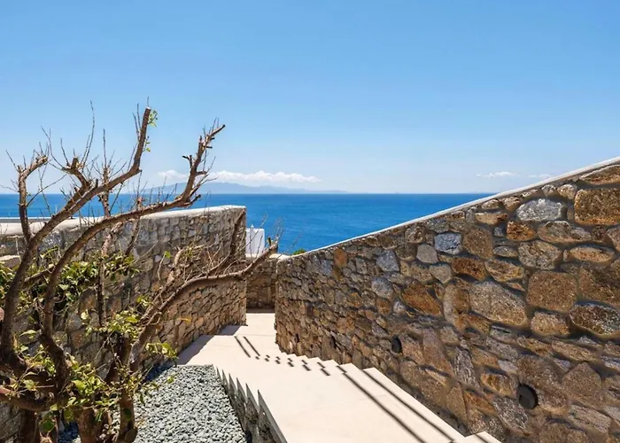 Vila Lilium Iii - Panoramic View Over Psarou Bay! *