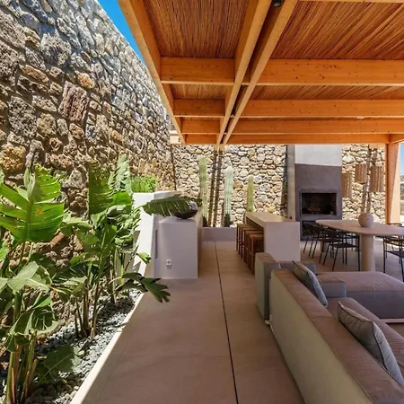 Lilium Iii - Panoramic View Over Psarou Bay! Willa *