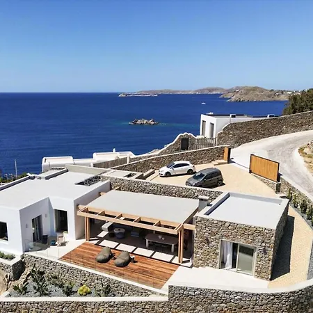 Lilium Iii - Panoramic View Over Psarou Bay! ヴィラ