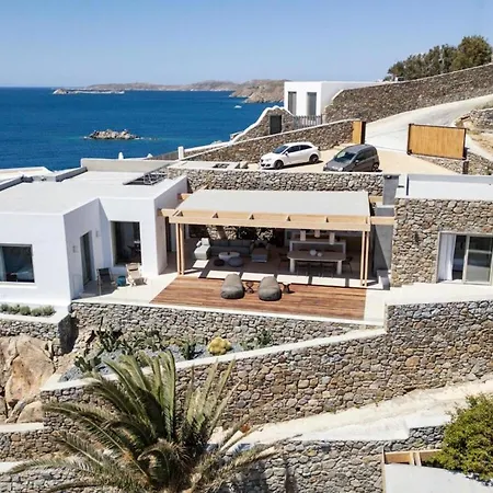 Lilium Iii - Panoramic View Over Psarou Bay! ヴィラ プサロウ