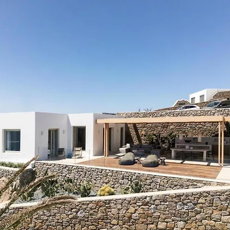 Lilium Iii - Panoramic View Over Psarou Bay! ヴィラ プサロウ