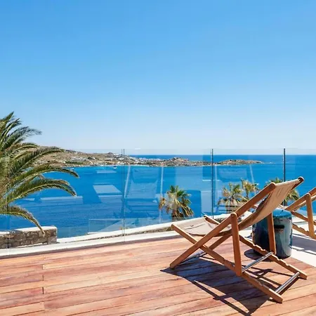 Lilium Iii - Panoramic View Over Psarou Bay! ヴィラ