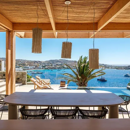ヴィラ Lilium Iii - Panoramic View Over Psarou Bay!