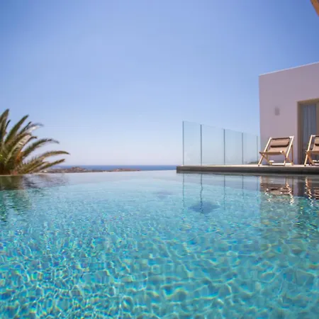 Lilium Iii - Panoramic View Over Psarou Bay! Villa Psarrou