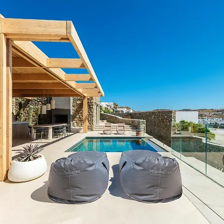 ヴィラ Lilium Iii - Panoramic View Over Psarou Bay! *