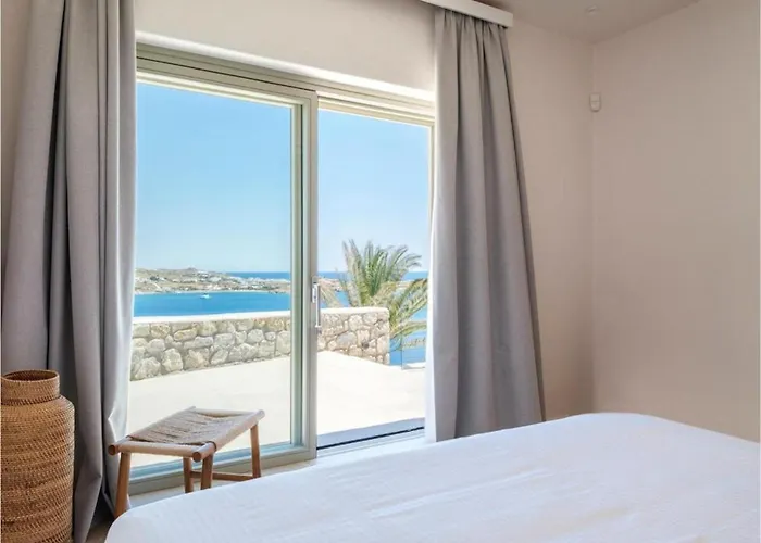 Lilium Iii - Panoramic View Over Psarou Bay! 빌라 *