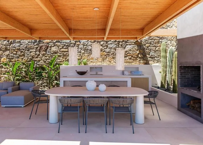 빌라 Lilium Iii - Panoramic View Over Psarou Bay! 프사로우