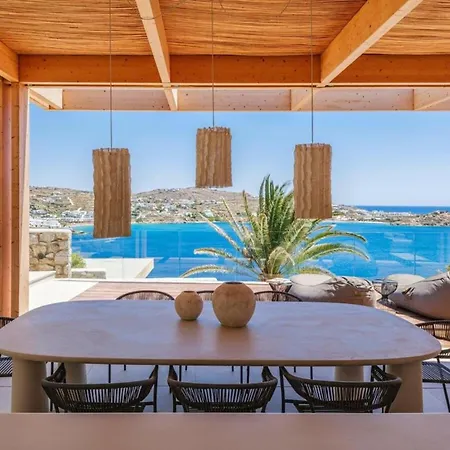 ヴィラ Lilium Iii - Panoramic View Over Psarou Bay! *